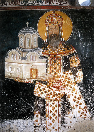 Sfânta Cuvioasă Elena, regina Serbiei (+1306), şi fiii săi, Sfinții: Ştefan Milutin (+1320) și Dragutin (+1316), care din călugărie s-a numit Teoctist