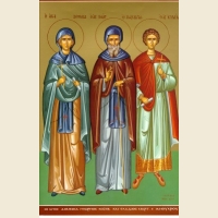 Sfinții Mucenici: Teofil diaconul, care s-a săvârșit fiind ucis cu pietre, şi Eladie din Libia, care a pătimit împreună cu Sfântul Teofil (IV)