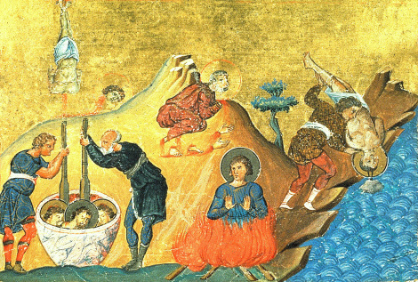 Sfinții Mucenici Claudi, Diodor, Victor, Victorin și Nichifor.