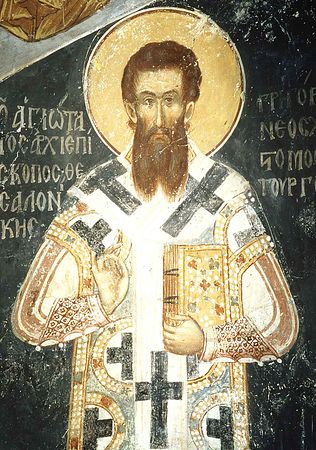 Sfântul Ierarh Grigorie Palama, arhiepiscopul Tesalonicului, înnoitorul isihasmului și teologul harului, care s-a săvârșit cu pace în anul 1340
