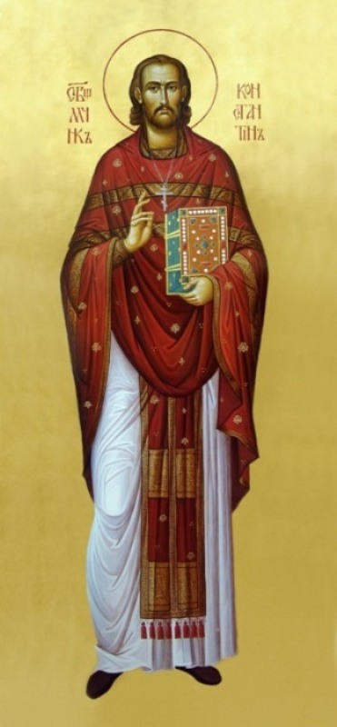 Sfântul Sfințit Nou Mucenic Constantin (Bogoiavlenski), preot din Rusia, care a pătimit în timpul regimului comunist (+1918)