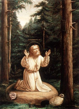 Sfântul Serafim de Sarov. Adormirea (1833) și a doua aflare a moaștelor sale (1991)