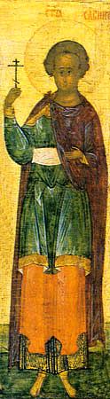 Sfântul Mucenic Sabin (Savin) Egipteanul care s-a săvârșit prin înecare la Hermopole în timpul împăratului Dioclețian (287)