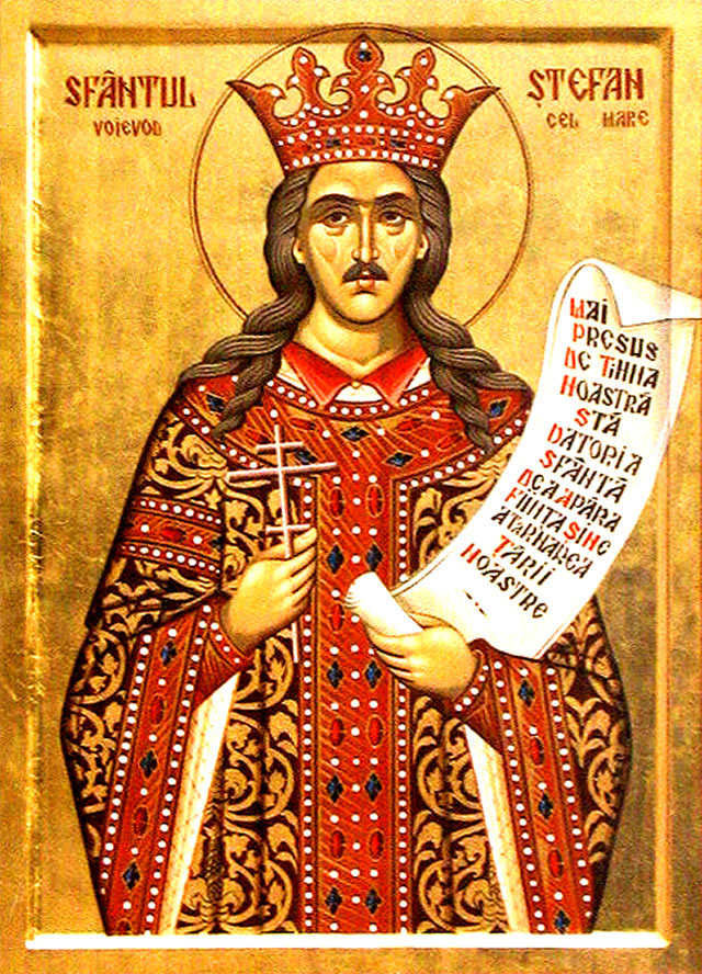 Binecredinciosul Voievod Ștefan cel Mare și Sfânt al Moldovei, mare ctitor de biserici și apărător al creștinătății (+1504)