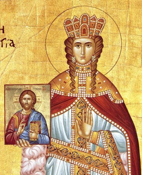 Sfânta Cuvioasă Teodora împărăteasa, sprijinitoarea Ortodoxiei, soţia împăratului Teofil, sfărâmătorul de icoane (+867)