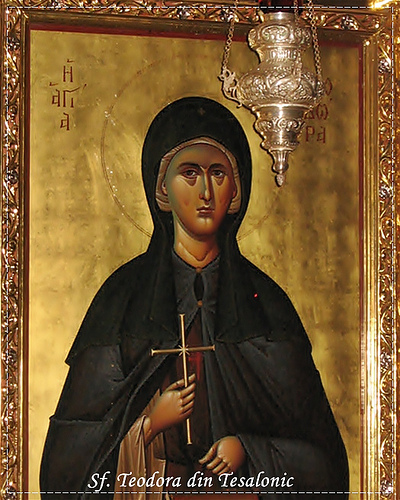Sfânta Cuvioasă Teodora din Tesalonic (+892)