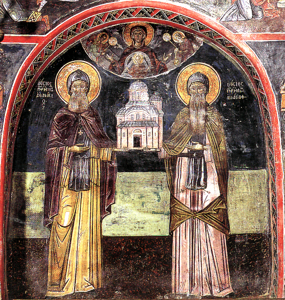 Sfinții Cuvioși Ioasaf și Atanasie, ctitorii Mănăstirii Meteora din Tesalia (+ 1380 și +1423)