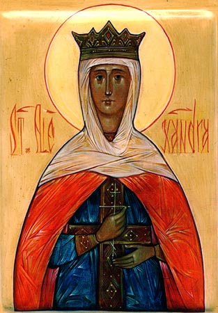 Sfânta Muceniță Alexandra Împărăteasa (303)