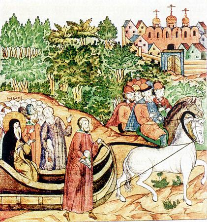 Sfântul Ștefan în drum spre Moscova