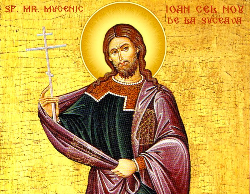 Sfântul Mare Mucenic Ioan cel Nou de la Suceava, care s-a săvârşit în chinuri cumplite la Cetatea Albă (+1332)