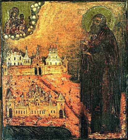 Sfântul Cuvios Paisie de la Uglici în Rusia (+1504)