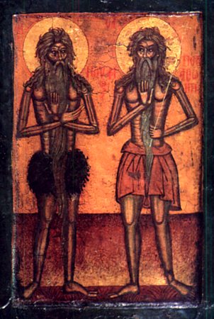 Sfântul Onufrie cel Mare și Cuviosul Petru Athonitul