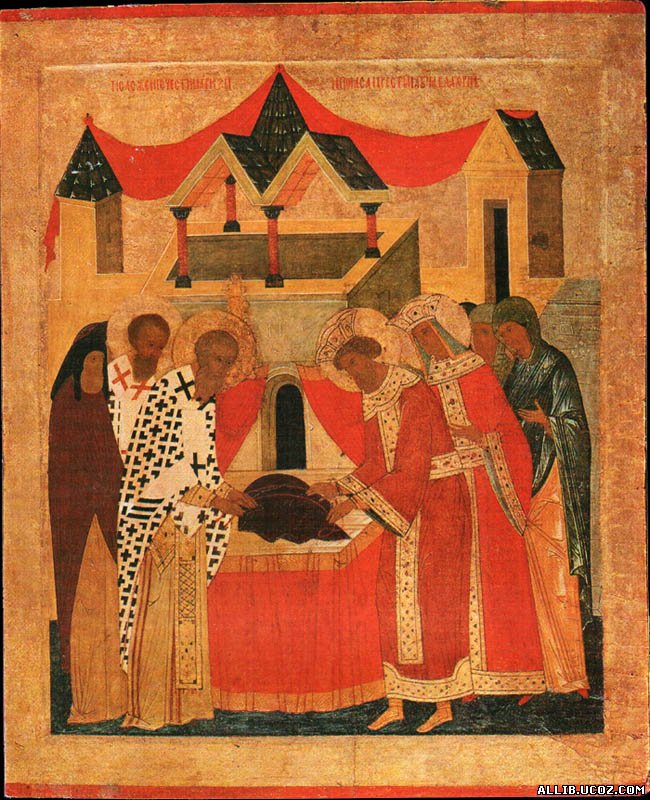 Așezarea în Sfânta raclă a Cinstitului brâu al Preasfintei de Dumnezeu Născătoarei în cinstita ei casă din Halcopratia unde a fost adus de la episcopia Zilas, în zilele împăratului Iustinian (530)