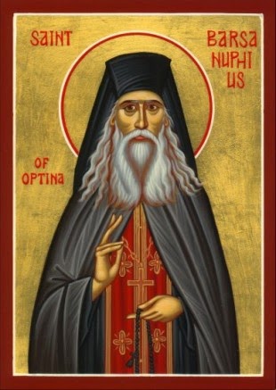 Sfântul Cuvios Varsonufie, arhimandrit și stareț la Optina, care s-a săvârșit cu pace (+1913)