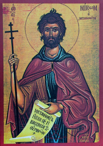 Preacuviosul Părintele nostru Nicon, propovăduitorul pocăinţei [numit şi „Pocăiţi-vă!”], care era cu neamul din Armenia (+998)