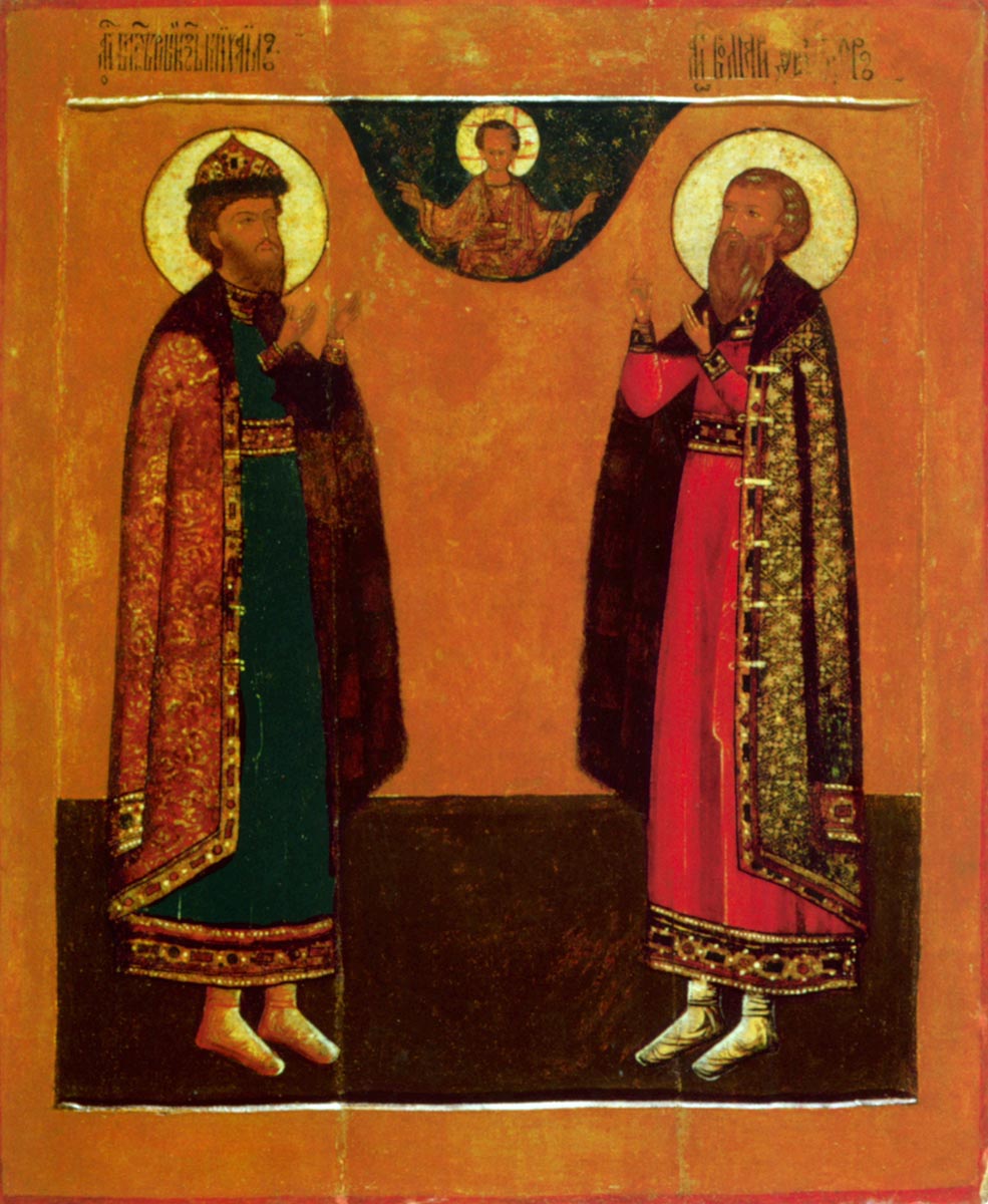 Mutarea moaștelor Cuviosului Mihail, cneaz de Cernigov și boierului său, Sfântul Mucenic Mihail, făcătorii de minuni (1578)
