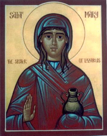 Sfânta Mironosiță Maria din Betania, sora lui Lazăr