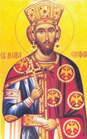 Sfântul Cuvios Stefan Lazarevici, cneazul Serbiei (+1427), și maica sa, Sfânta Cuvioasă Milița (+1405)