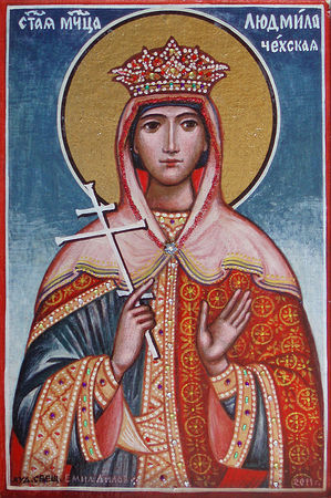 Sfânta Muceniță Ludmila, prinţesa Cehiei, bunica Sfântului Venceslav al Cehiei (+917)