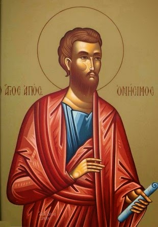 Sfântul Apostol Onisim, unul din cei 70 și ucenicul Sfântului Apostol Pavel, care s-a săvârşit prin sabie (+95)