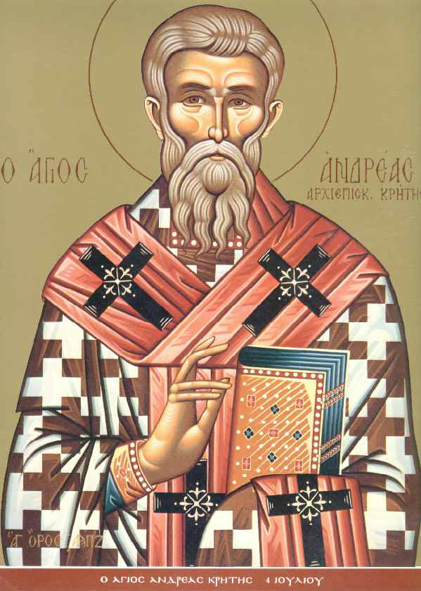 Sfântul Ierarh Andrei Criteanul, arhiepiscopul Cretei și imnograf bisericesc (+740)