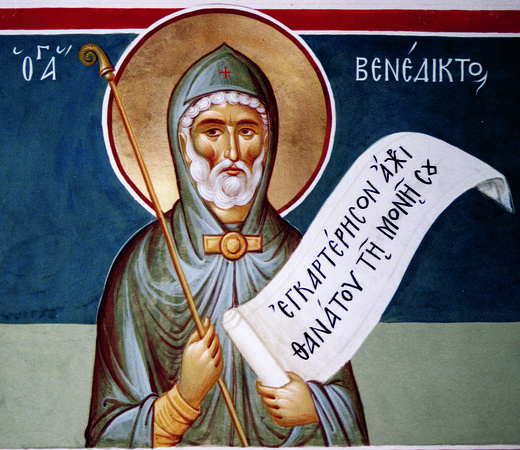 Sfântul Cuvios Benedict al Nursiei