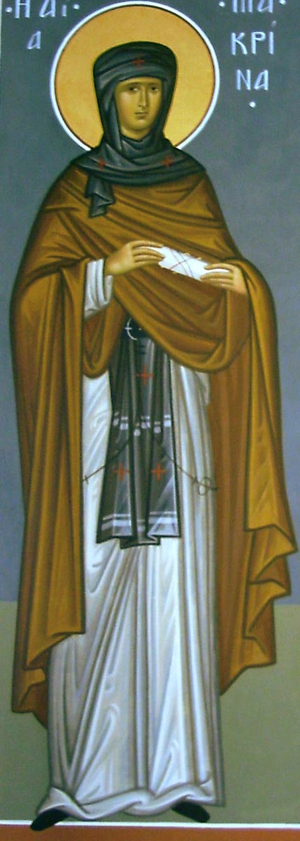 Cuvioasa Macrina, sora Sfântului Vasile cel Mare (380)