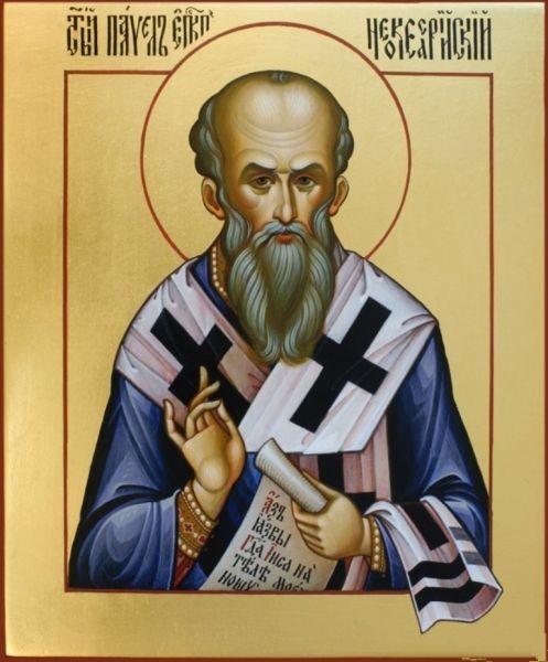 Sfântul Cuvios Pavel, Episcopul Neocezareii (IV)