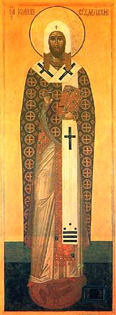 Sfinții Ierarhi: arhiepiscopul Dionisie (+1384) și episcopul Ioan de Suzdal (+1373) în Rusia