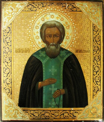 Sfântul Cuvios Longhin din Koriajemsk-Vologda în Rusia (+1540)