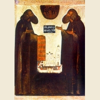 Sfinții Cuvioși: egumenii: Amfilohie, Macarie şi Tarasie și monahul Teodosie de la Gluşeţk-Vologda (Ustiug) în Rusia (+ 1452, +1480 și +1440)