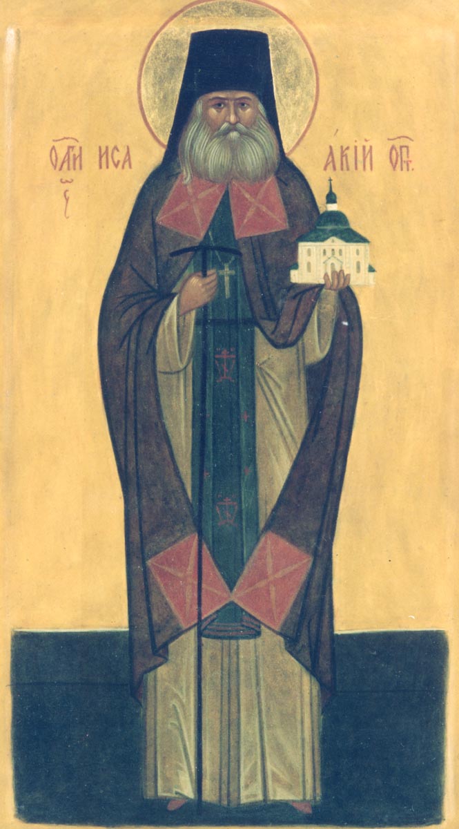 Sfântul Cuvios Isaachie I, arhimandrit și stareț la Optina, care s-a săvârșit cu pace în anul 1894
