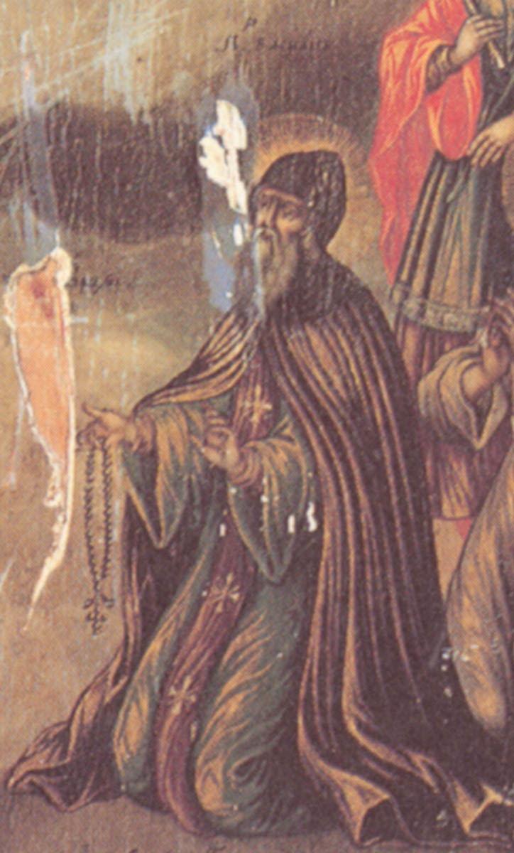 Sfântul Cuvios Vasian din Tiksen-Vologda în Rusia (+1624)