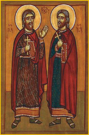 Sfinţii Mucenici și frați buni: Isachie şi Iosif din Georgia (+808)