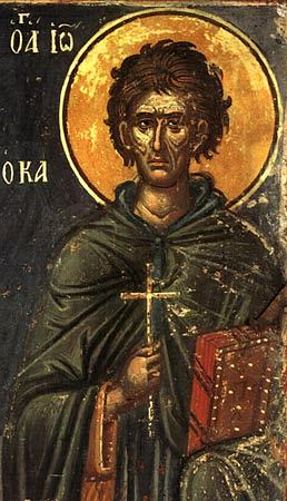 Sfântul Cuvios Ioan Colibașul din Constantinopol, care s-a nevoit timp de 17 ani într-o colibă lângă poarta părinților săi, rămânând necunoscut lor până la adormirea sa (+450)