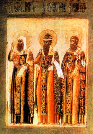 Sfinții Ierarhi Ioan de Novgorod, Varsonofie de la Tver și Serapion de Novgorod