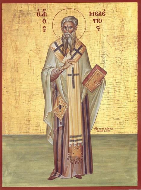 Sfântul Cuvios Ierarh Meletie, arhiepiscopul Antiohiei celei Mari (+381)
